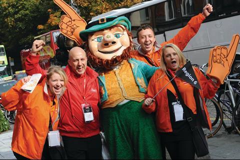 Iceland staff were in high spirits at its Dublin conference